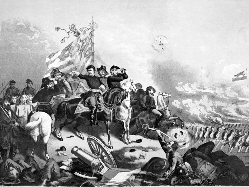 1833-Max Rosenthal - Battaglia di Antietam nel 1862